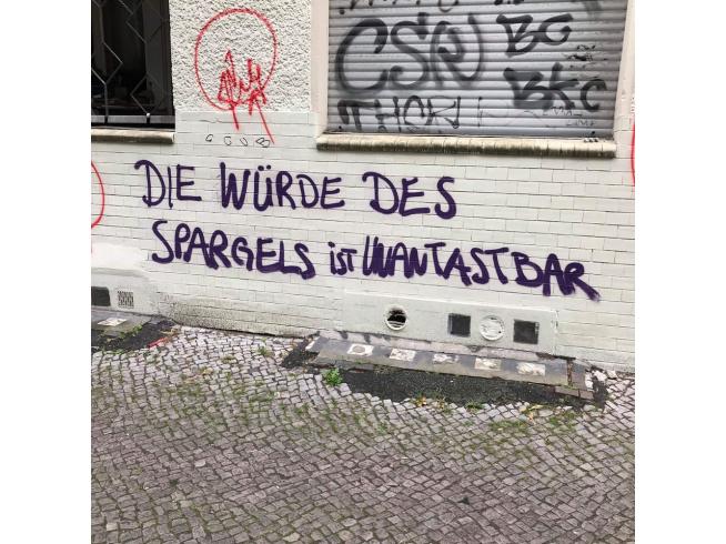 Artikel 1 des Grundgesetzes der BRD #unserheiligerspargel